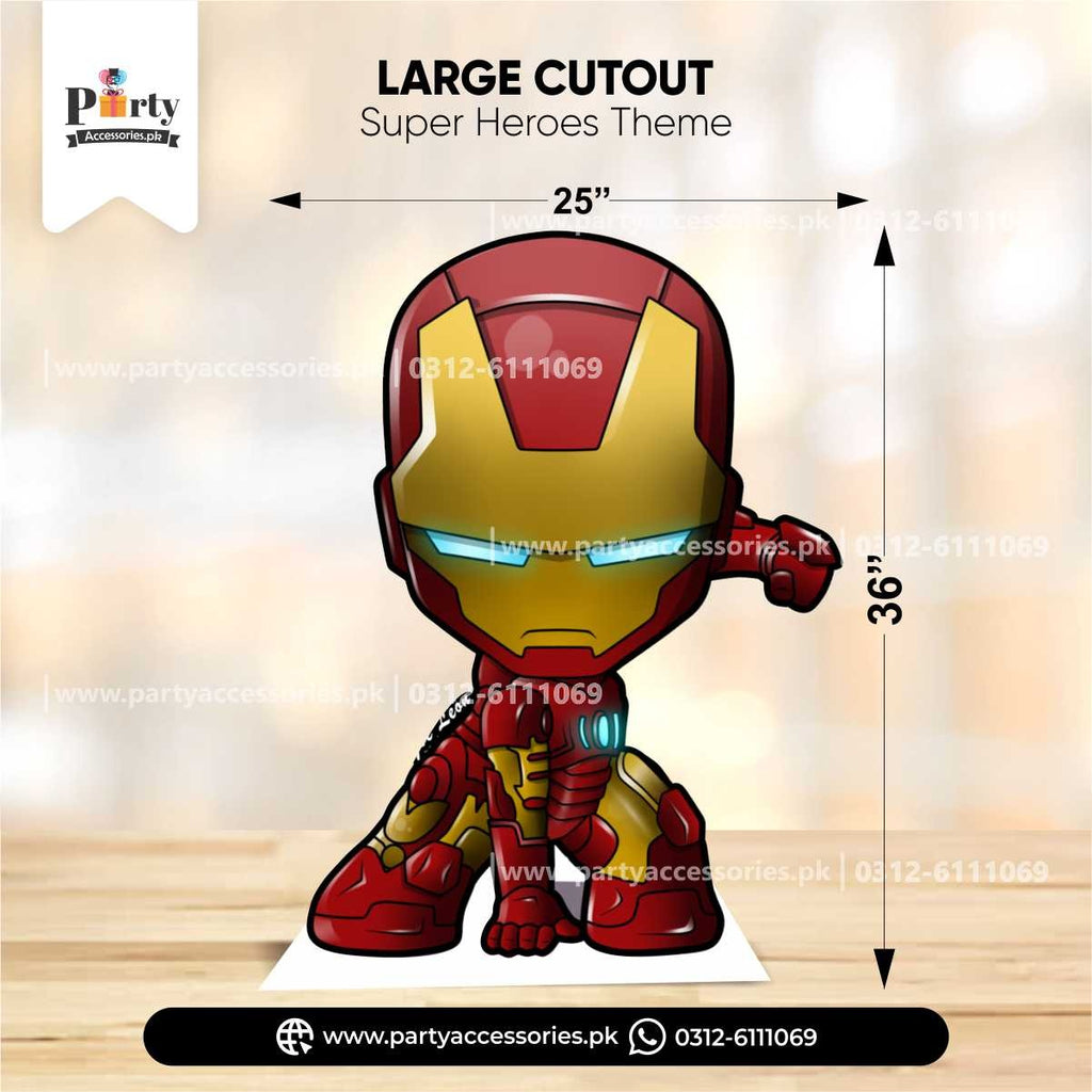 iron man large cutout for birthday party 