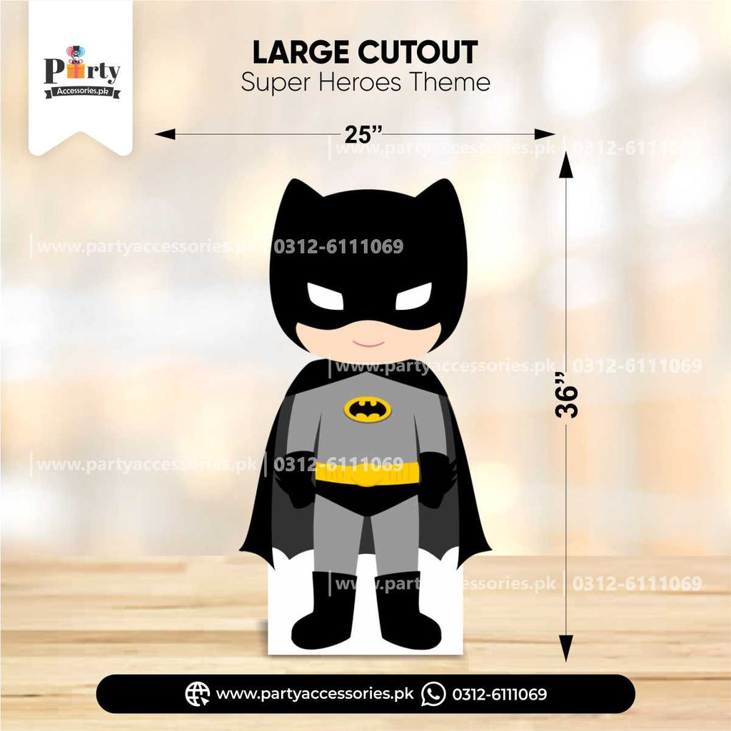 batman theme large cutout for birthday party 