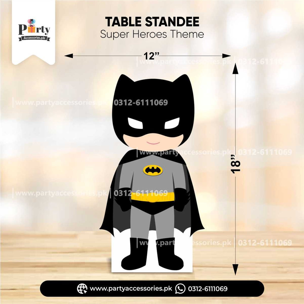batman theme table standee