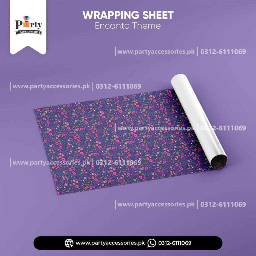 ENCANTO THEME CUSTOMIZED WRAPPING SHEETS  FOR GIFT WRAPPING 