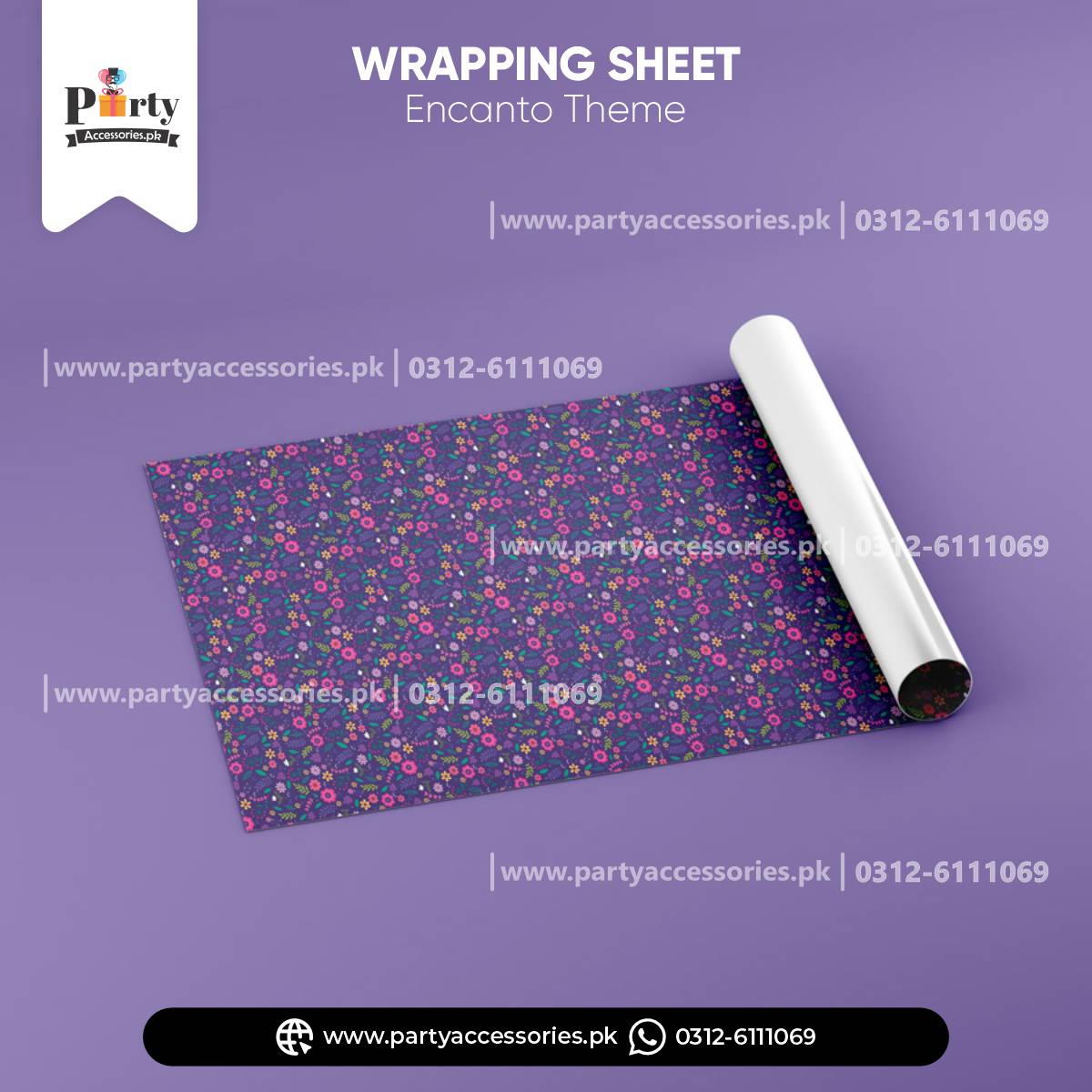 Encanto Theme Gift Wrapping Sheets for Birthday Party (Pack of 2 ...