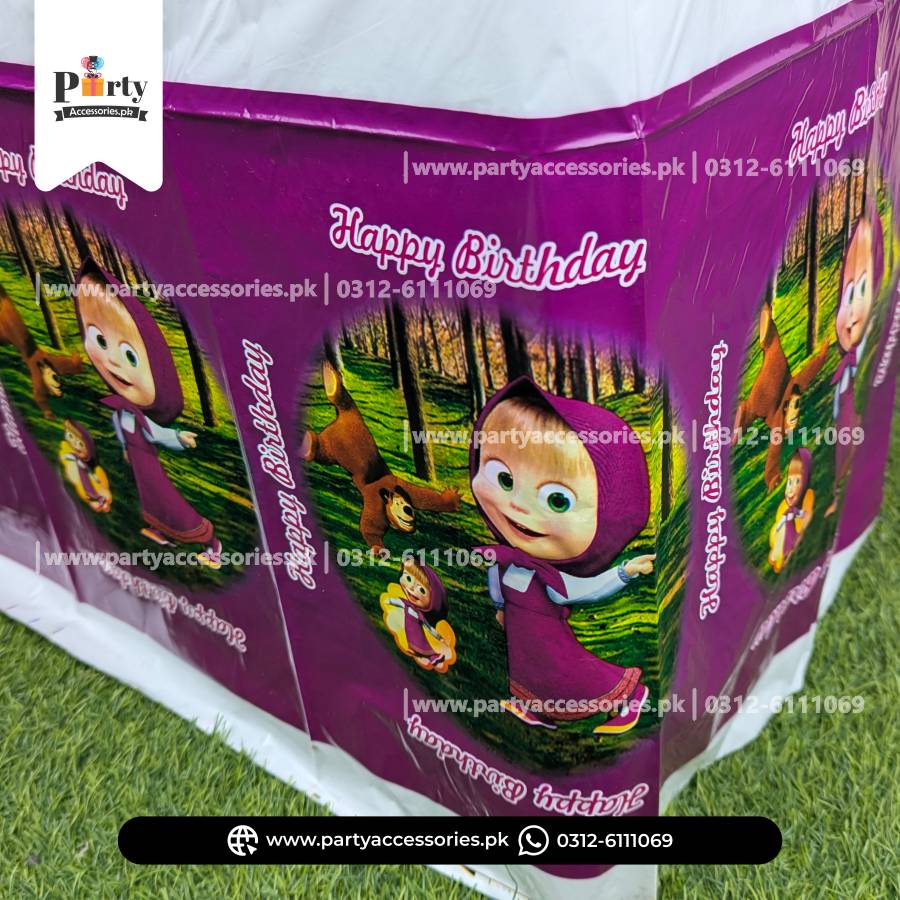 Masha and the Bear Table Cover
