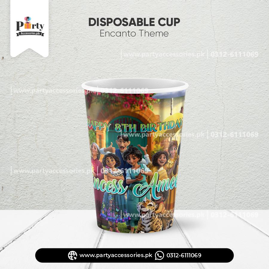 CUSTOMIZED ENCANTO THEME DISPOSABLE CUPS FOR BIRTHDAY PARTY 