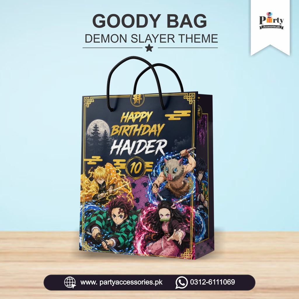 Demon Slayer Customized Goody Bags
