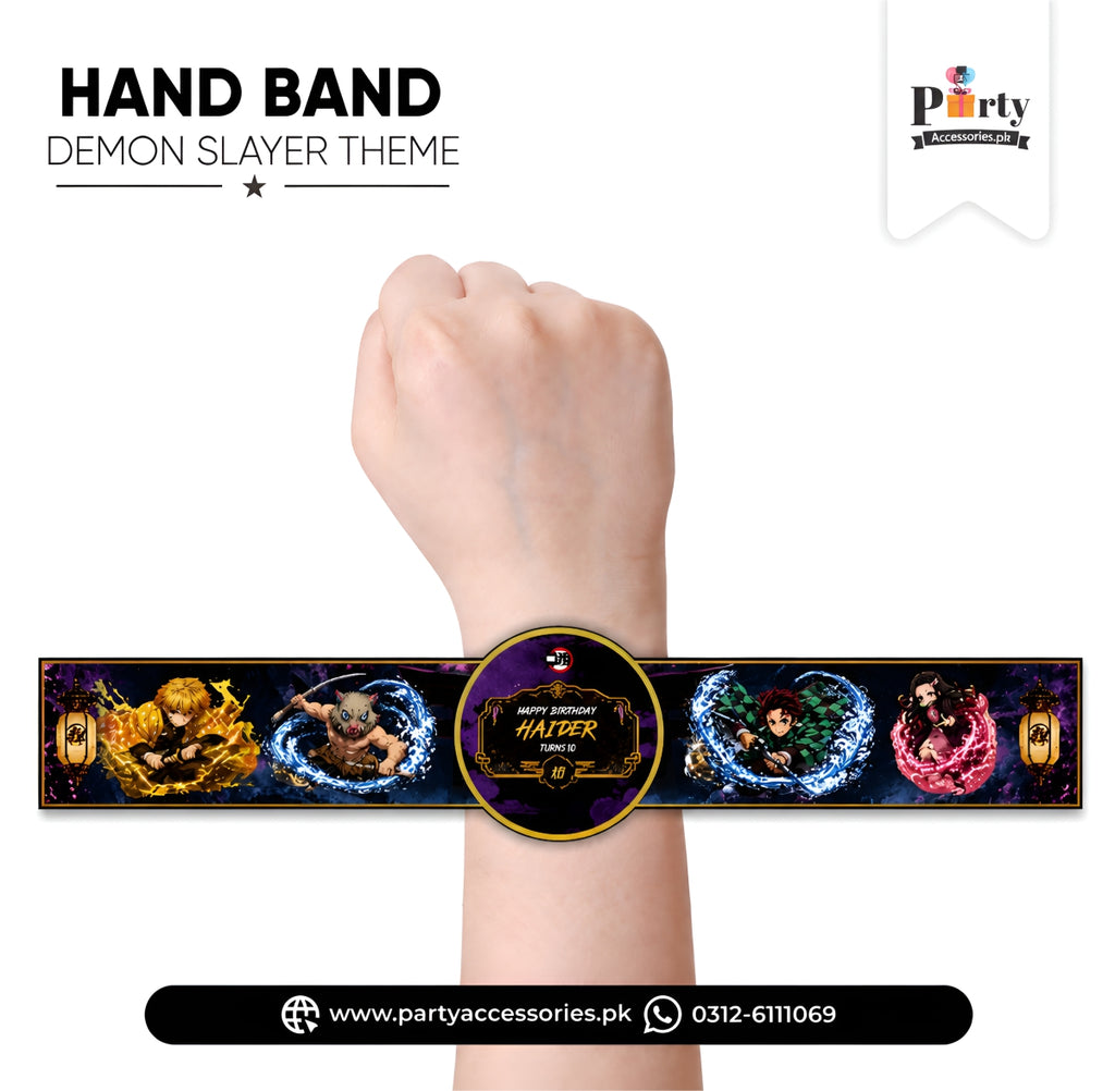 Demon Slayer Customized Wrist Bands
