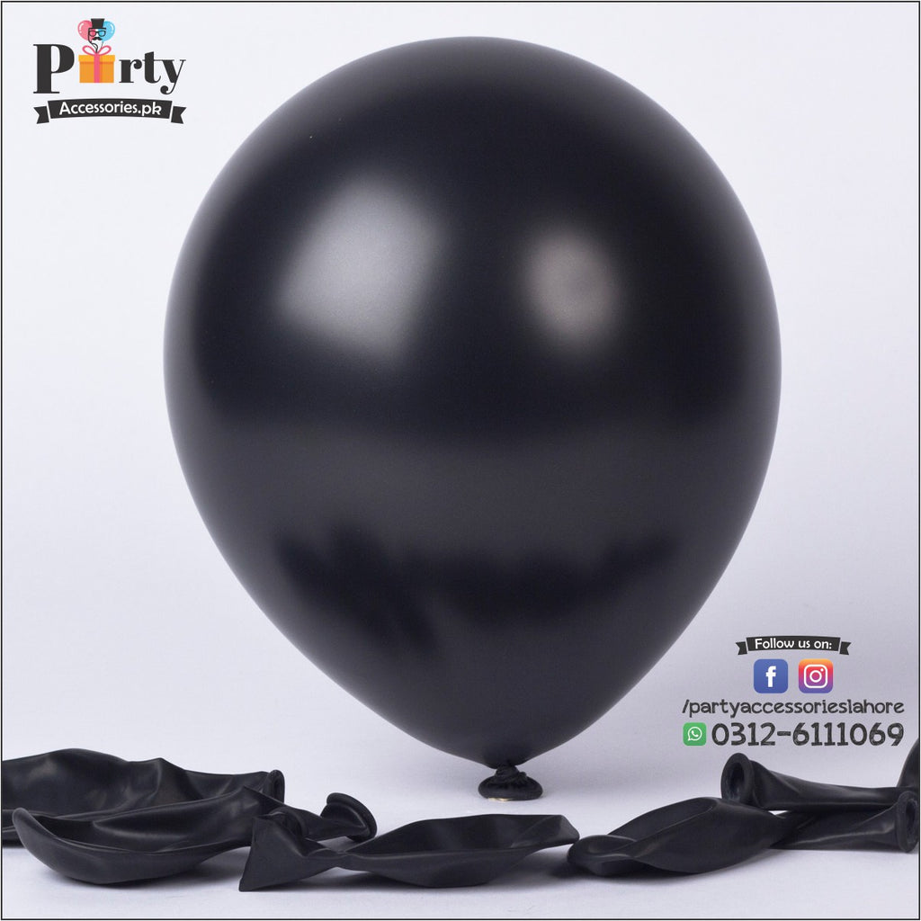 among us theme black balloons 