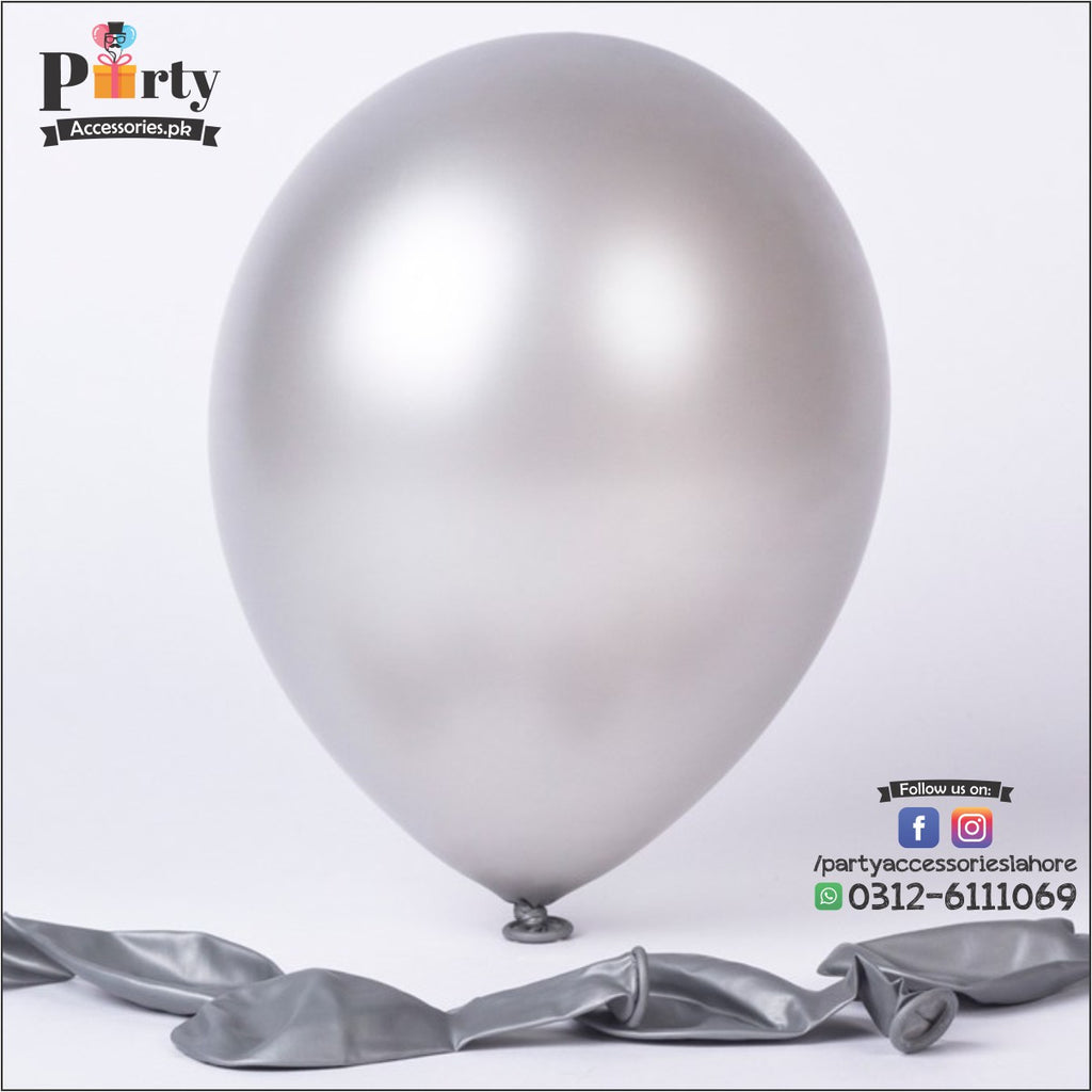 SILVER BALLOONS IN BOSS BABY THEME