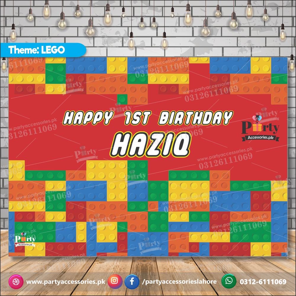 Customized Backdrop in Lego theme 