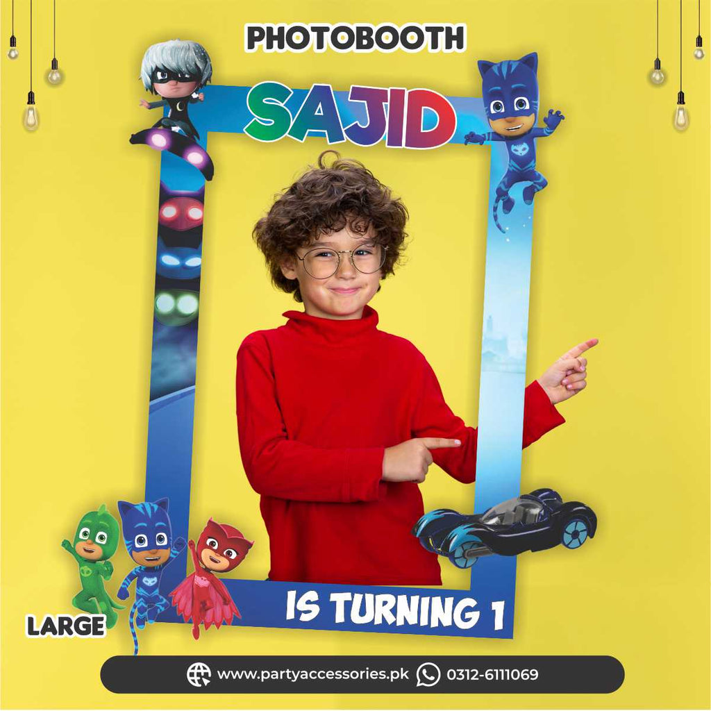 PJ Mask theme Customized Photo Booth / selfie frame