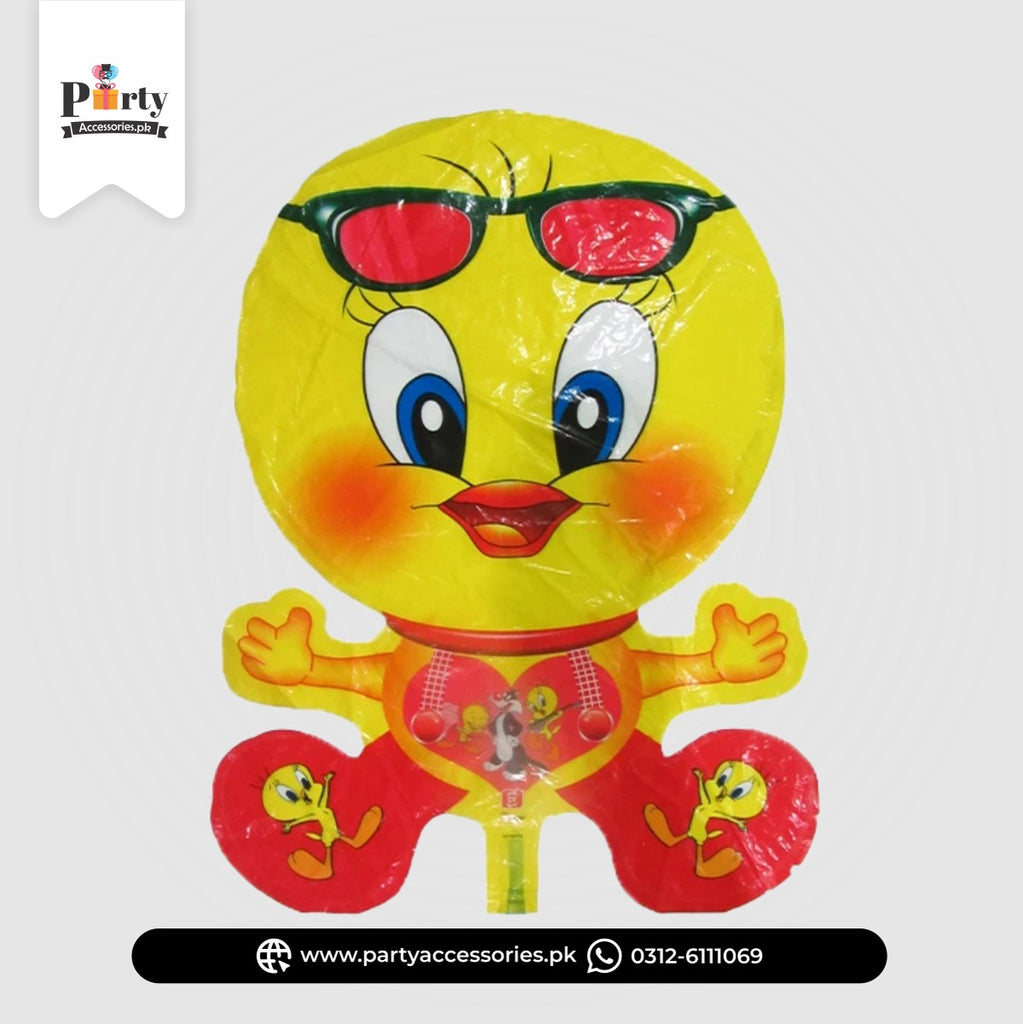 Tweety Cartoon Character Foil Balloon – Cute Party Decoration