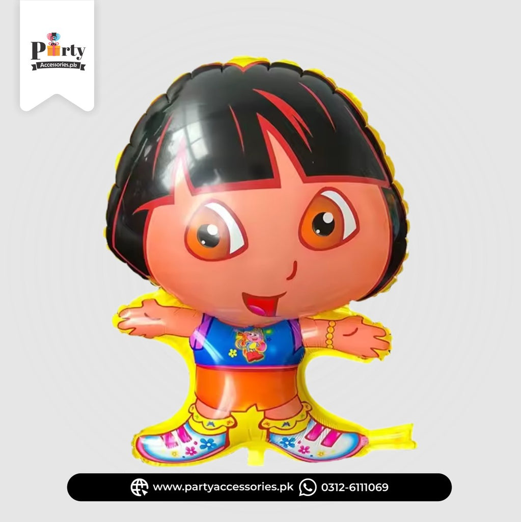 Dora Cartoon Character Foil Balloon – Fun Party Decoration