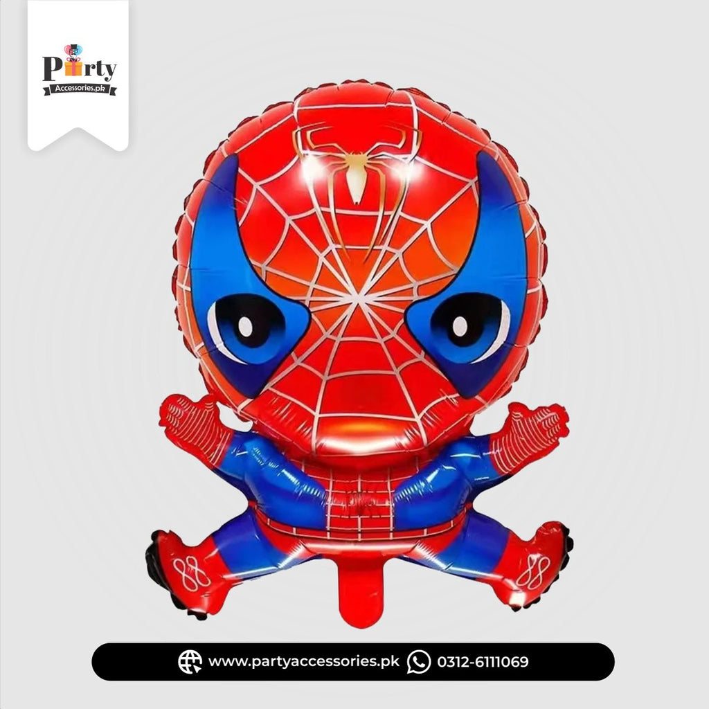 Spider Man Character Foil Balloon – Superhero Party Decoration
