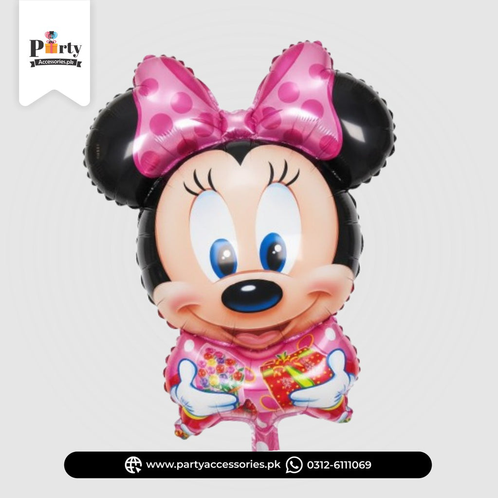 Minnie Mouse Character Foil Balloon – Cute Party Decoration