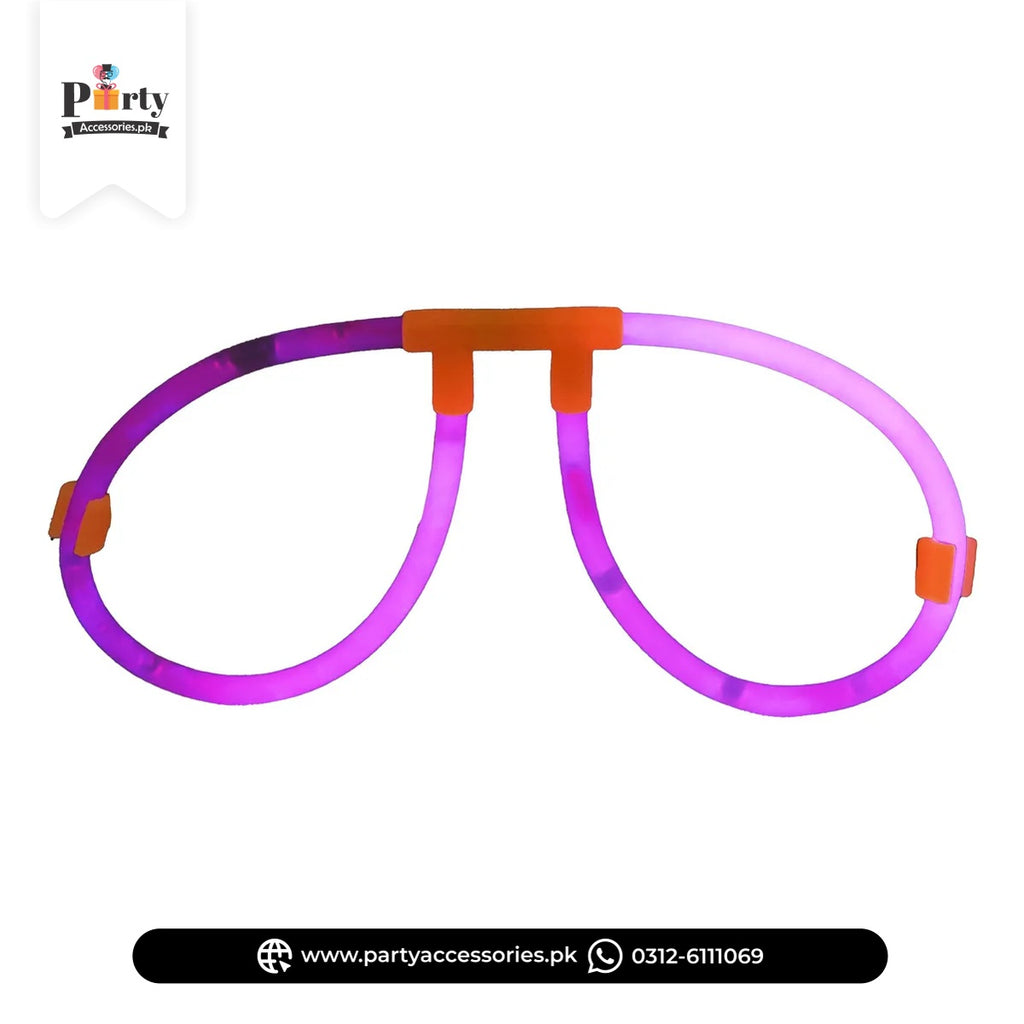 LED Glow Party Glasses – Neon Light Up Glasses for Party & Events