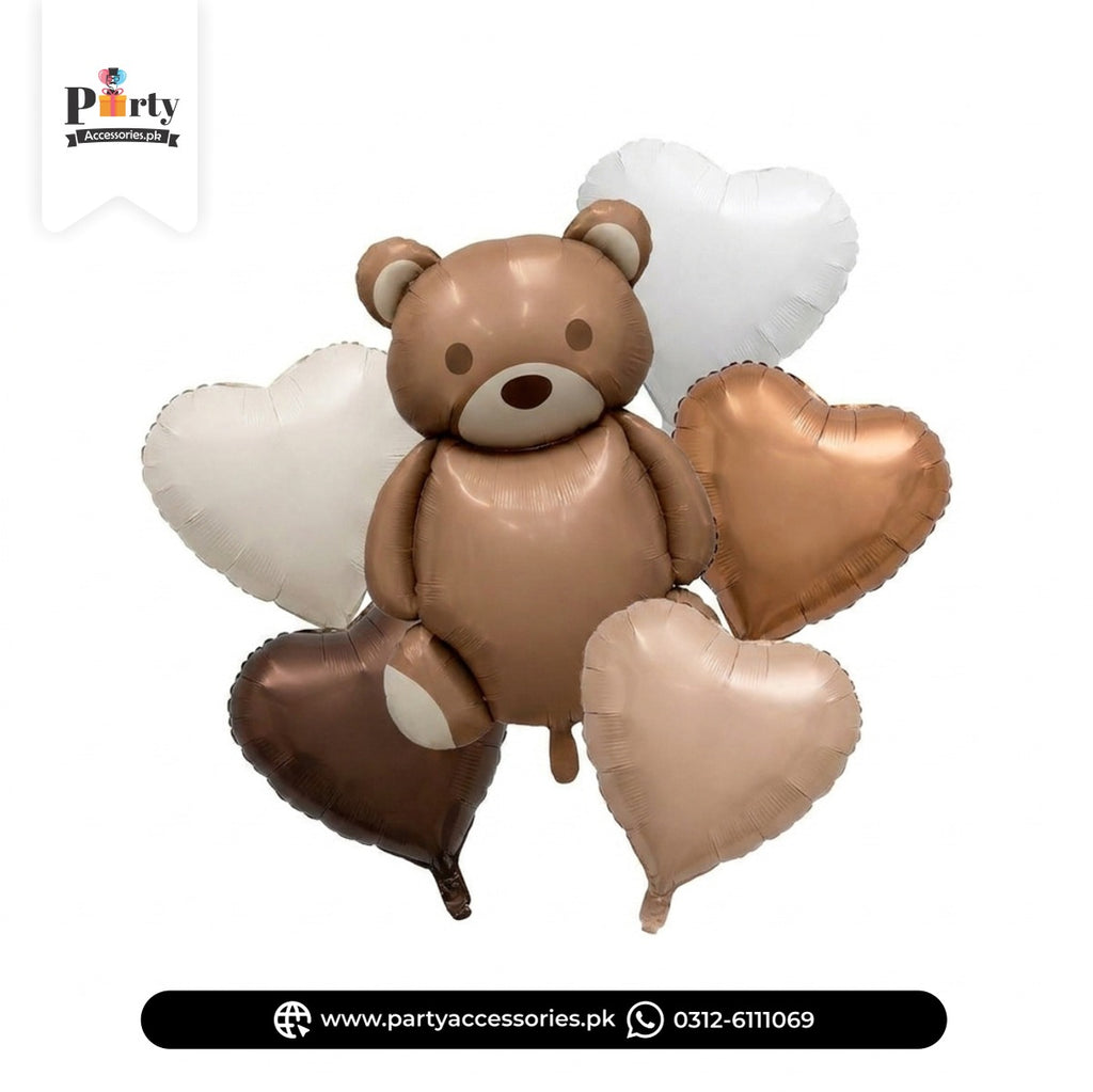 Party Decoration Bear theme foil balloons