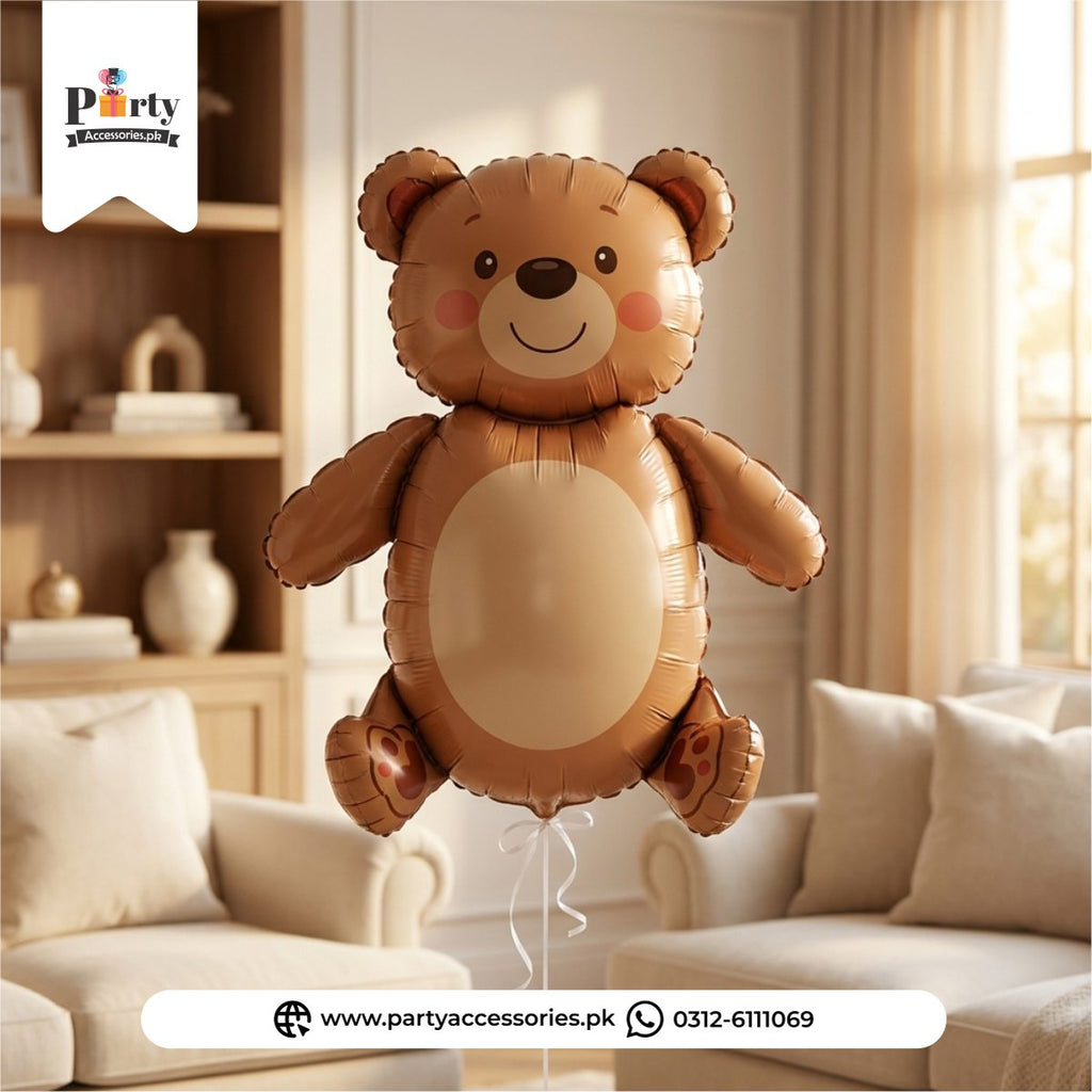 Bear Character large foil balloon for party decoration 
