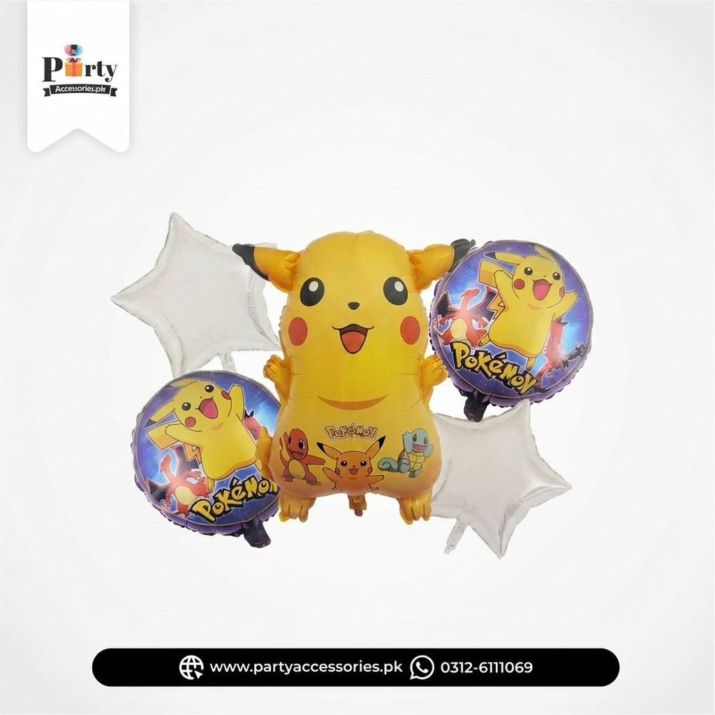 Pokemon Pikachu Foil Balloon Set 