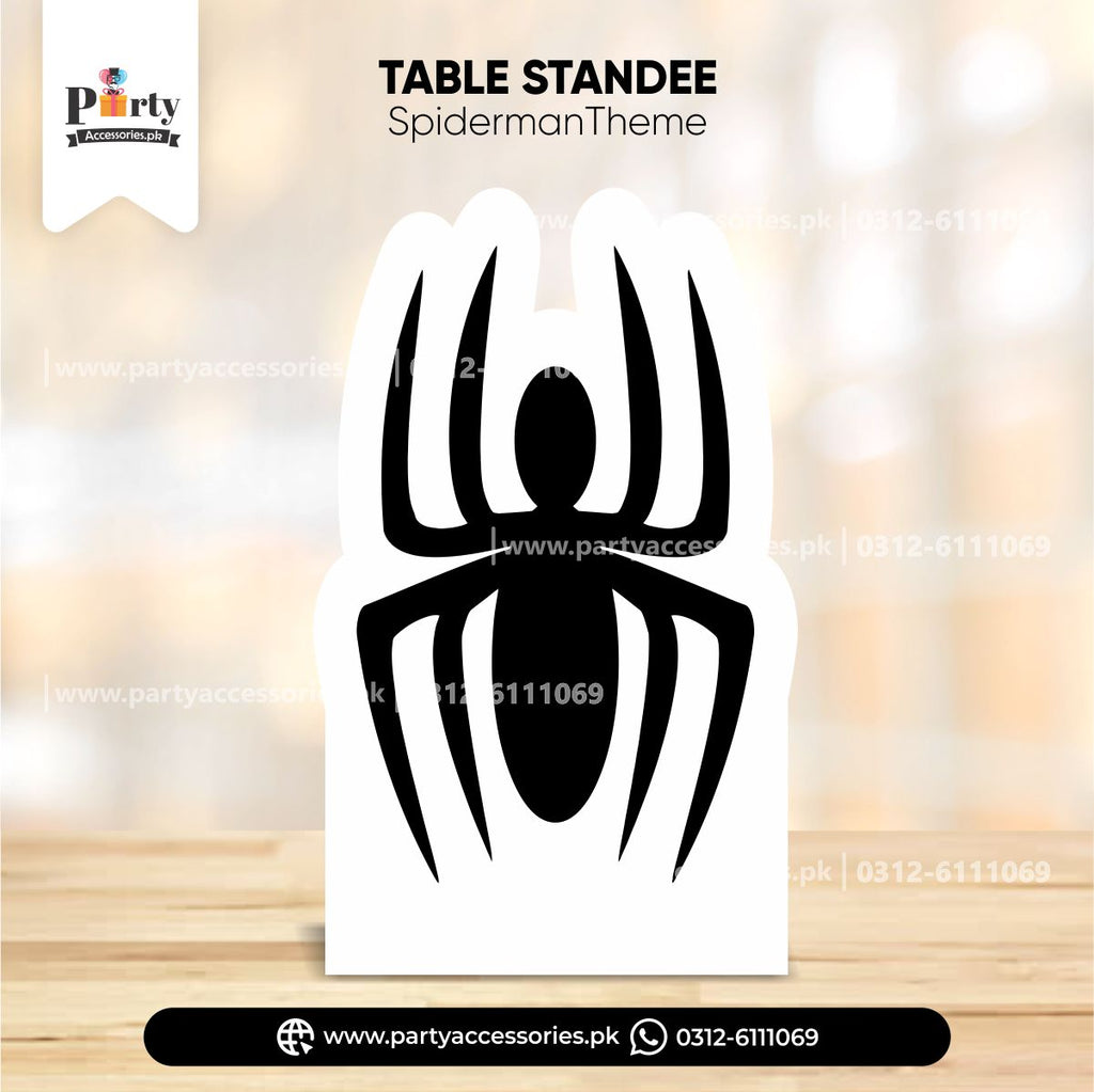 spiderman theme spider standing cutout for Party decoration 