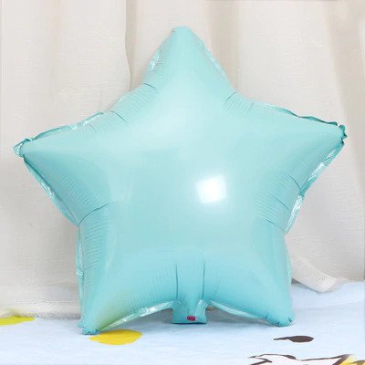 Star Shape Metallic Foil Balloon for party decoration 18 inches Star foil balloons in Sky blue