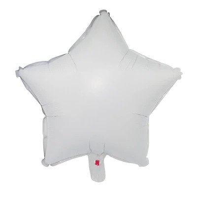 Star Shape Metallic Foil Balloon for party decoration 18 inches Star foil balloons in White