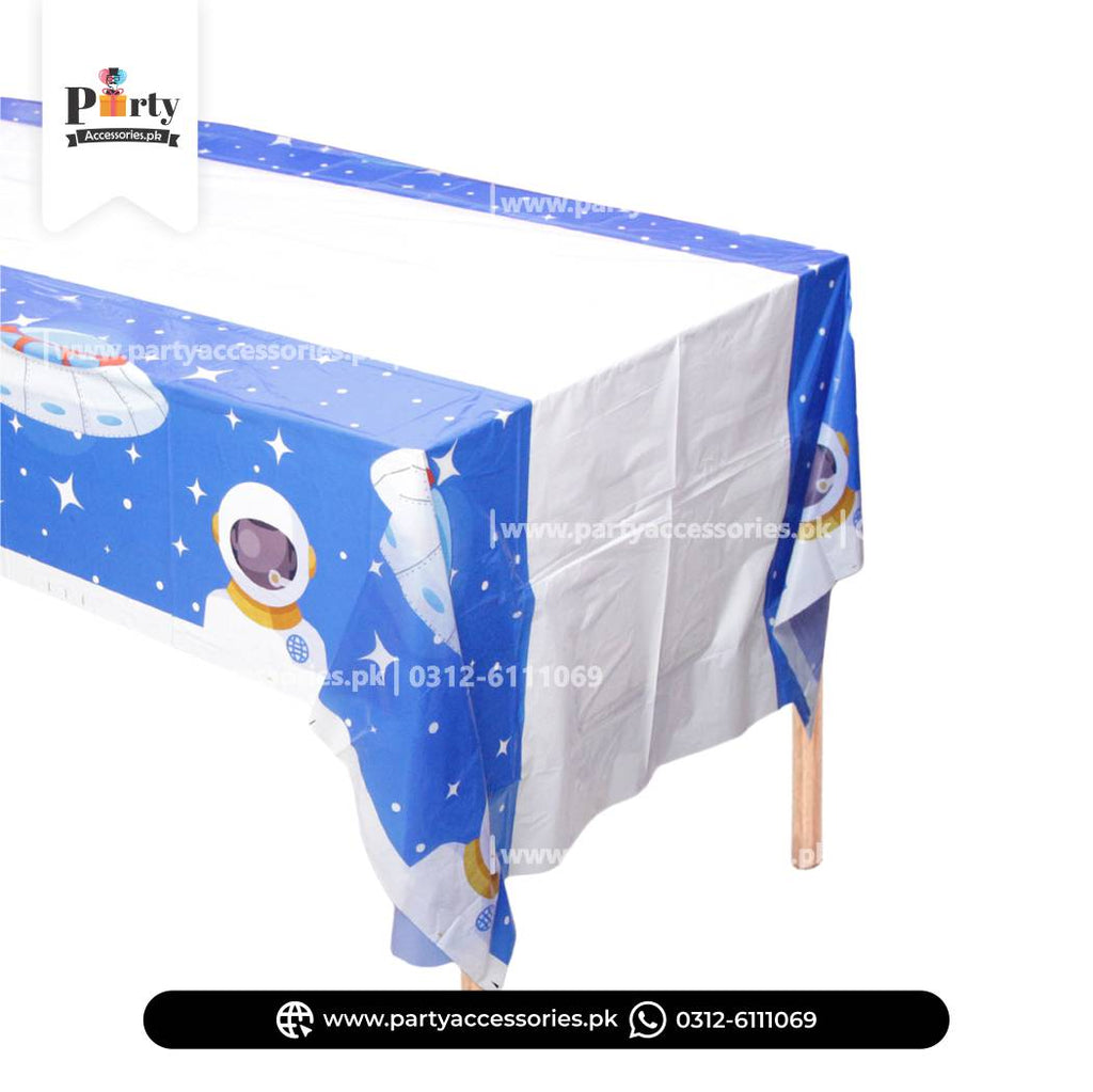 Outer Space Theme Table Top Sheet