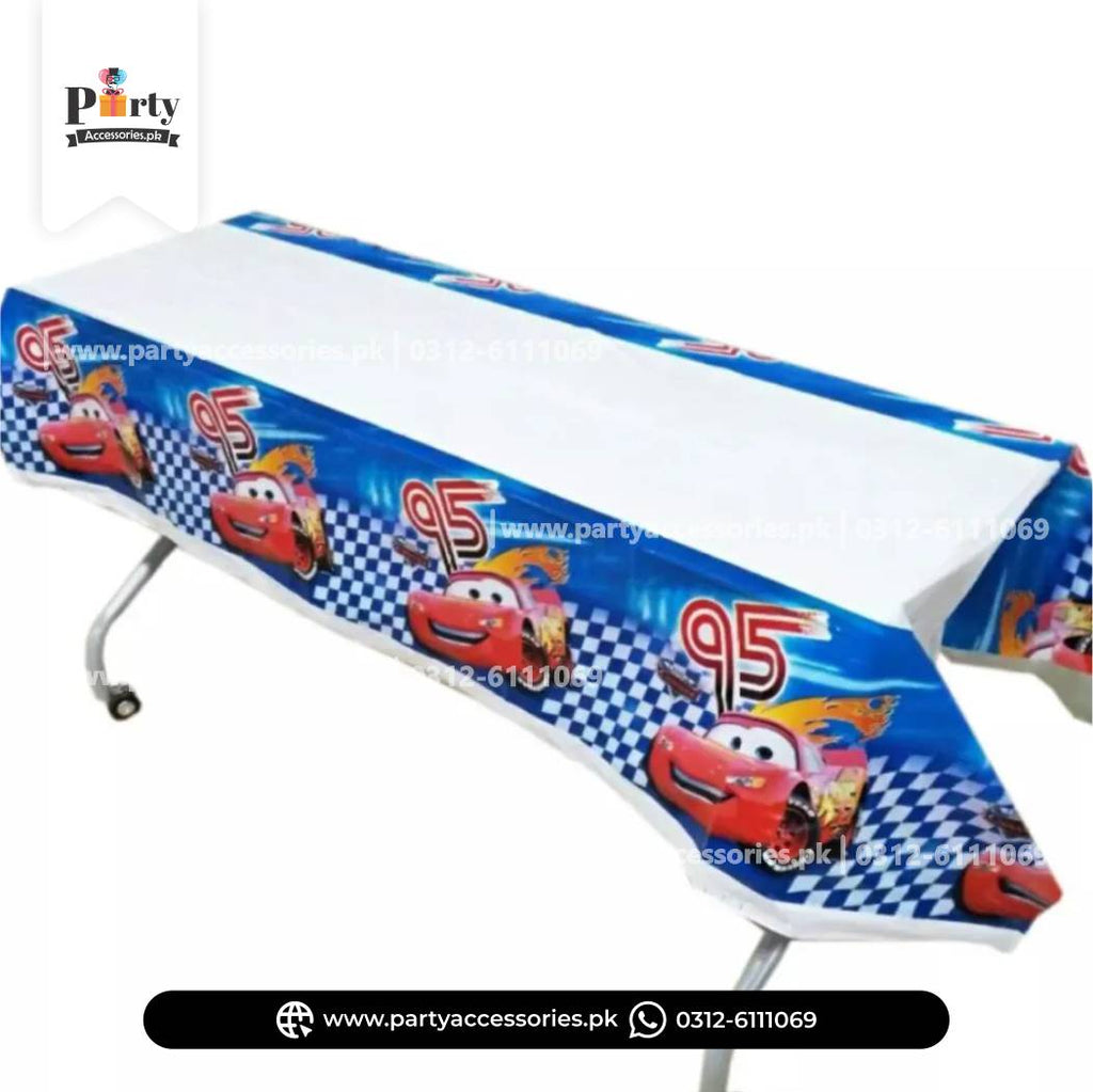 McQueen Theme Durable Table Top Sheet 