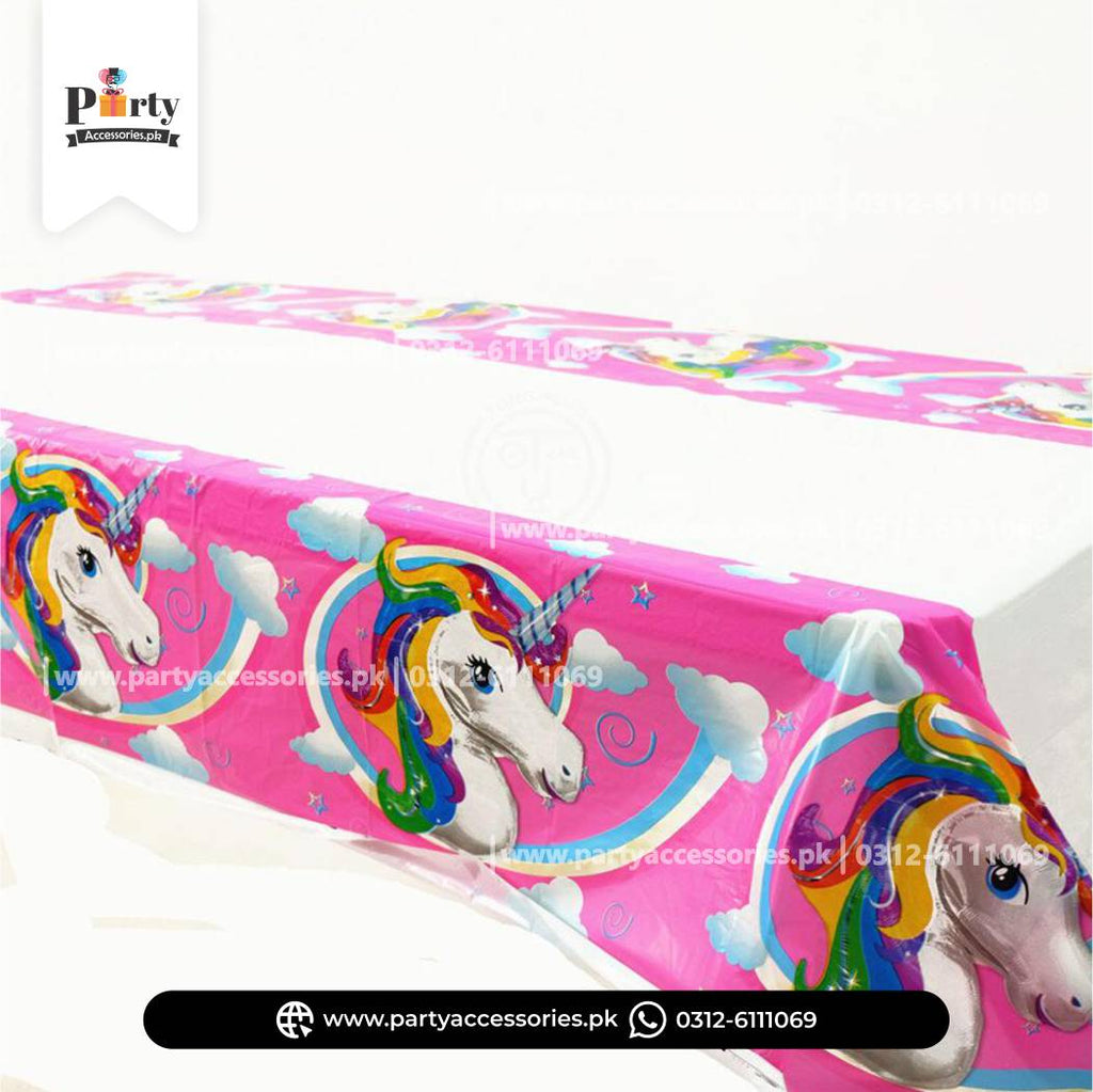 Unicorn Theme Table Top Sheet