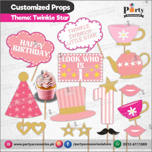Twinkle Star girl theme customized props set
