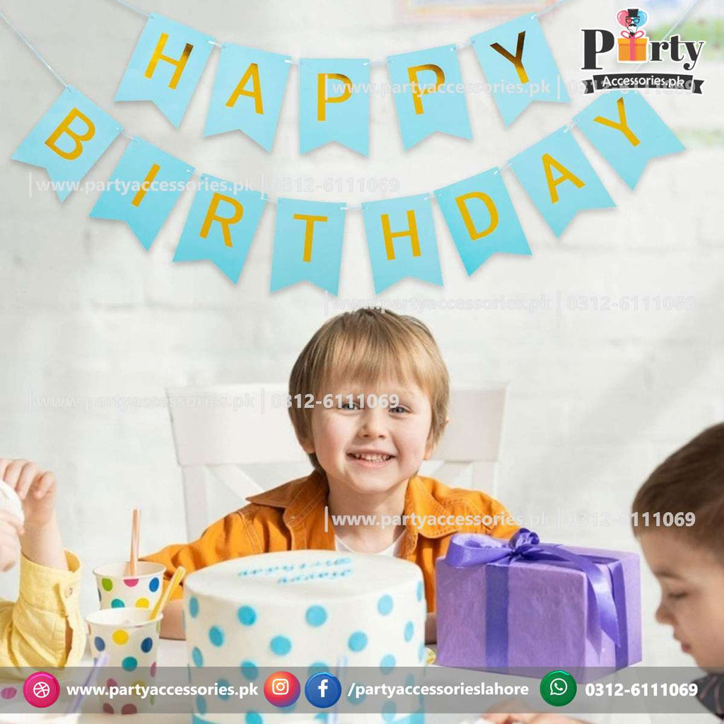 happy birthday wall decoration banner