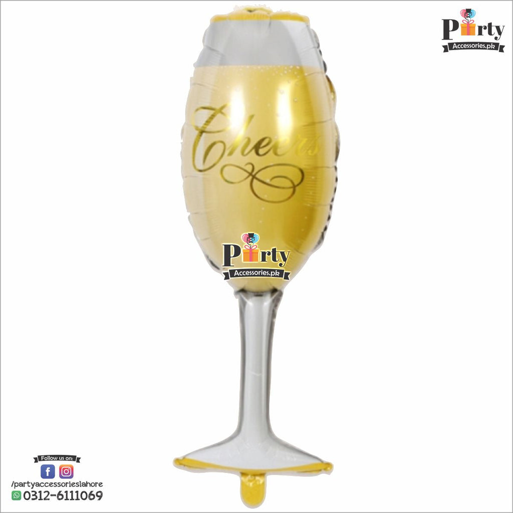 champagne glass large balloon