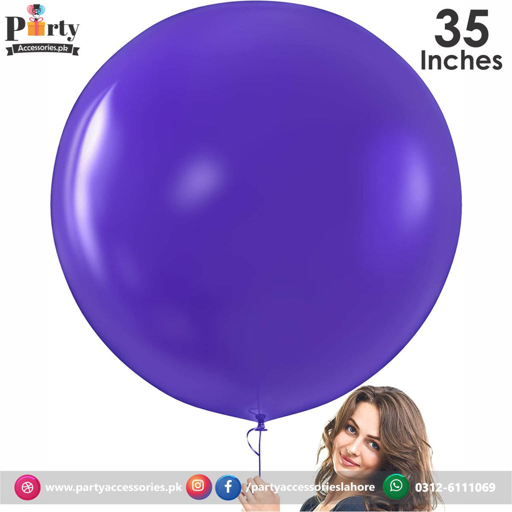 Jumbo Latex Balloons 36 inches multi colors