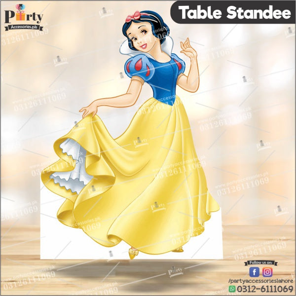 Snow White theme Table standing character cutouts