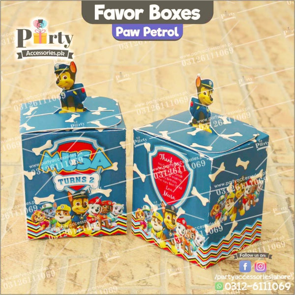 Customized PAW Patrol theme pop-out Favor / Goody Boxes amazon ideas