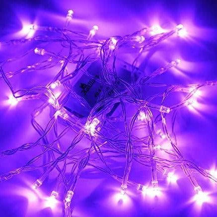 Purple string LED Fairy Lights electric Plug in for Decoration