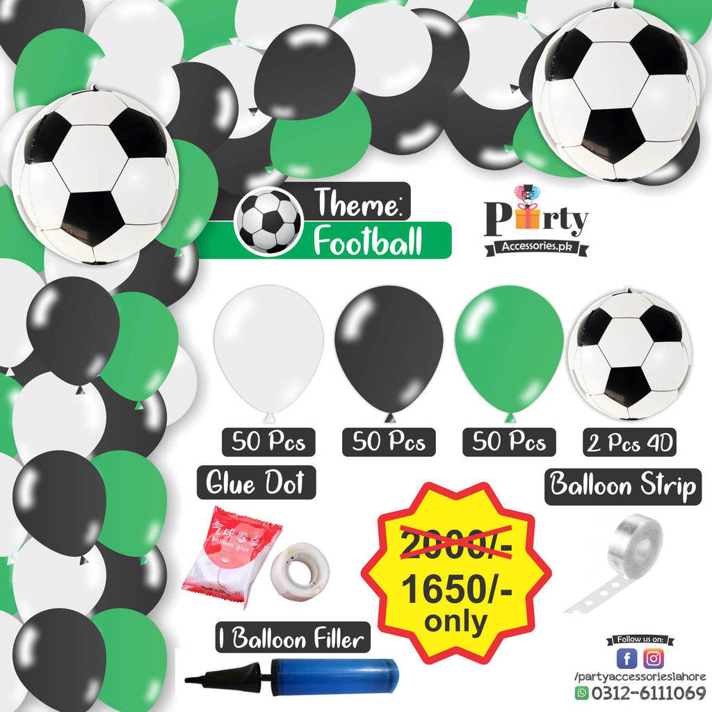 Football theme Birthday Party Balloon Arch Set Garland kit 150 balloons