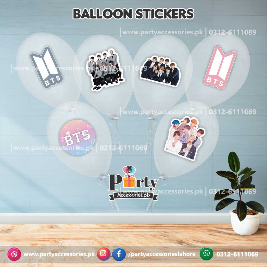 Bts themed balloons