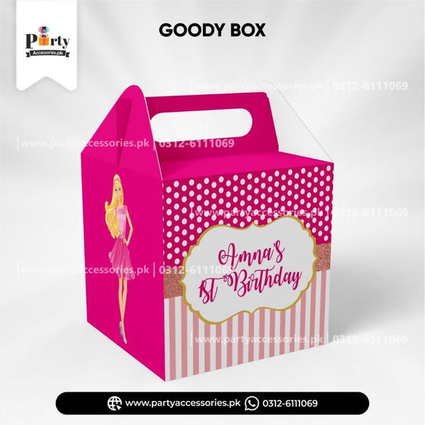 barbie doll goody favor boxes 