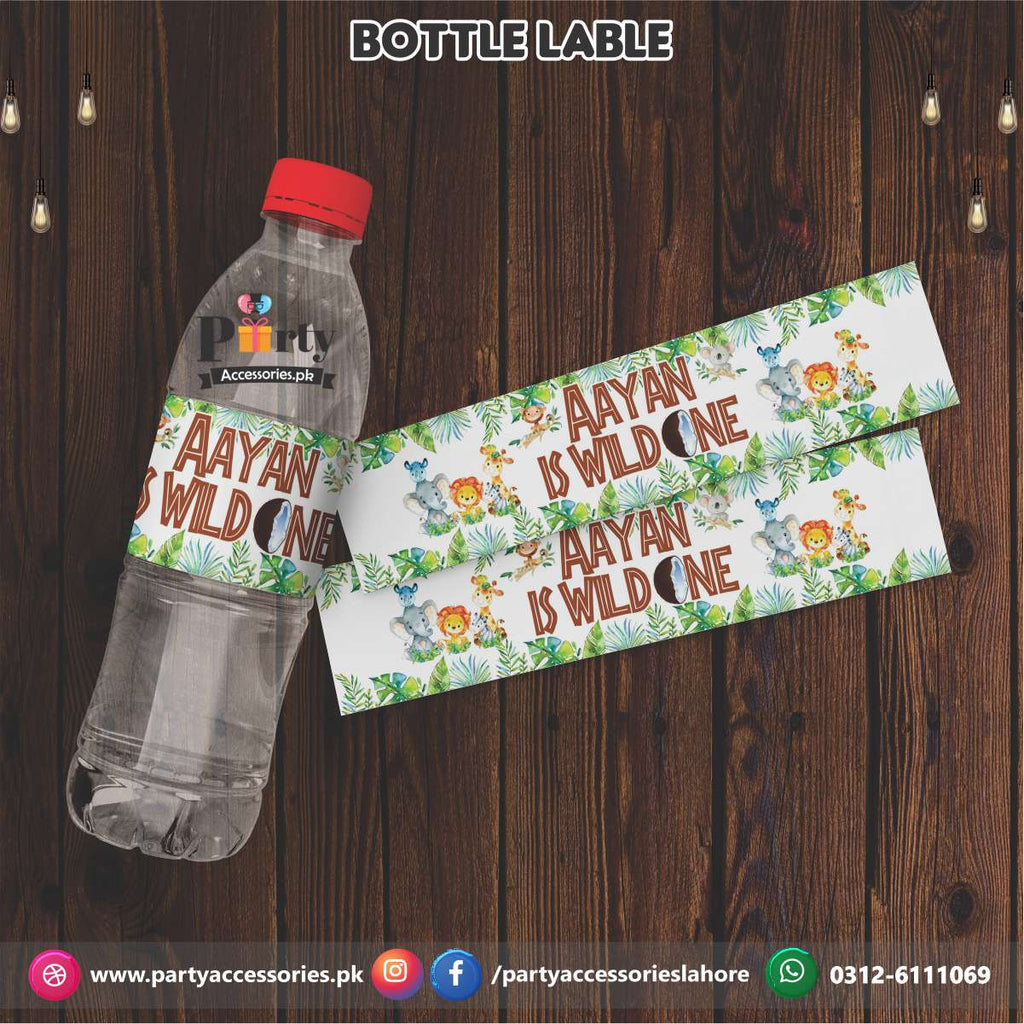 Wild One theme Customized Bottle Label wraps