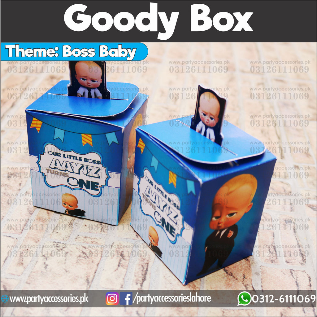 Boss baby theme Favor / Goody Boxes