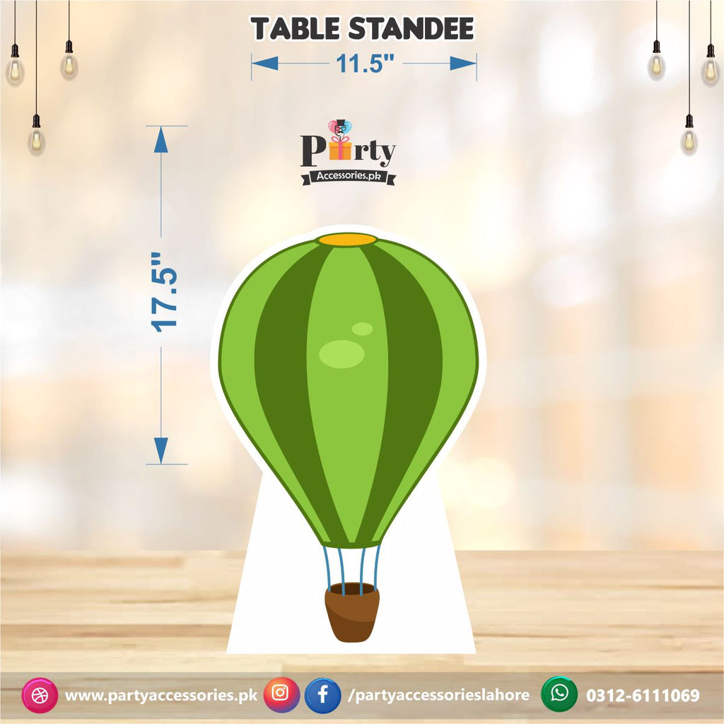 Transport theme Table standing character cutouts