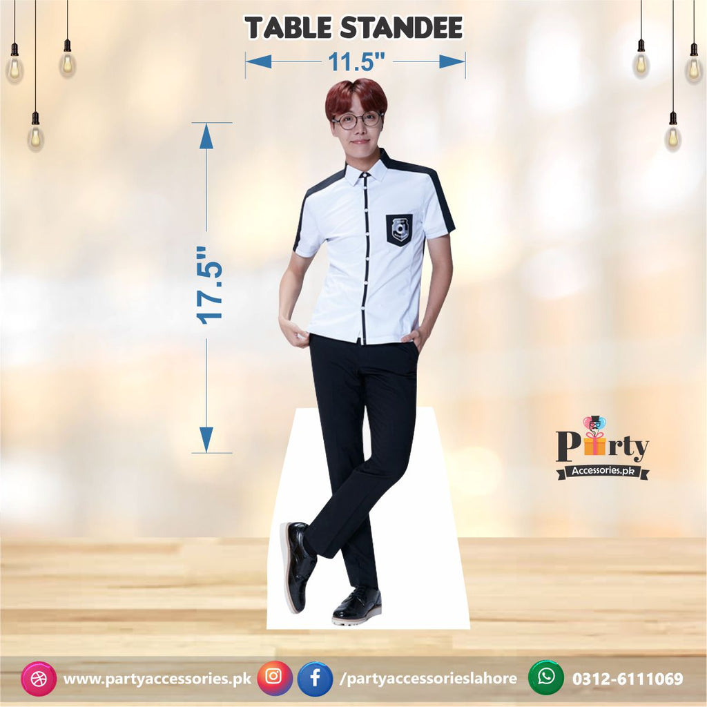 J hope bts boy standing cutout for party decoration