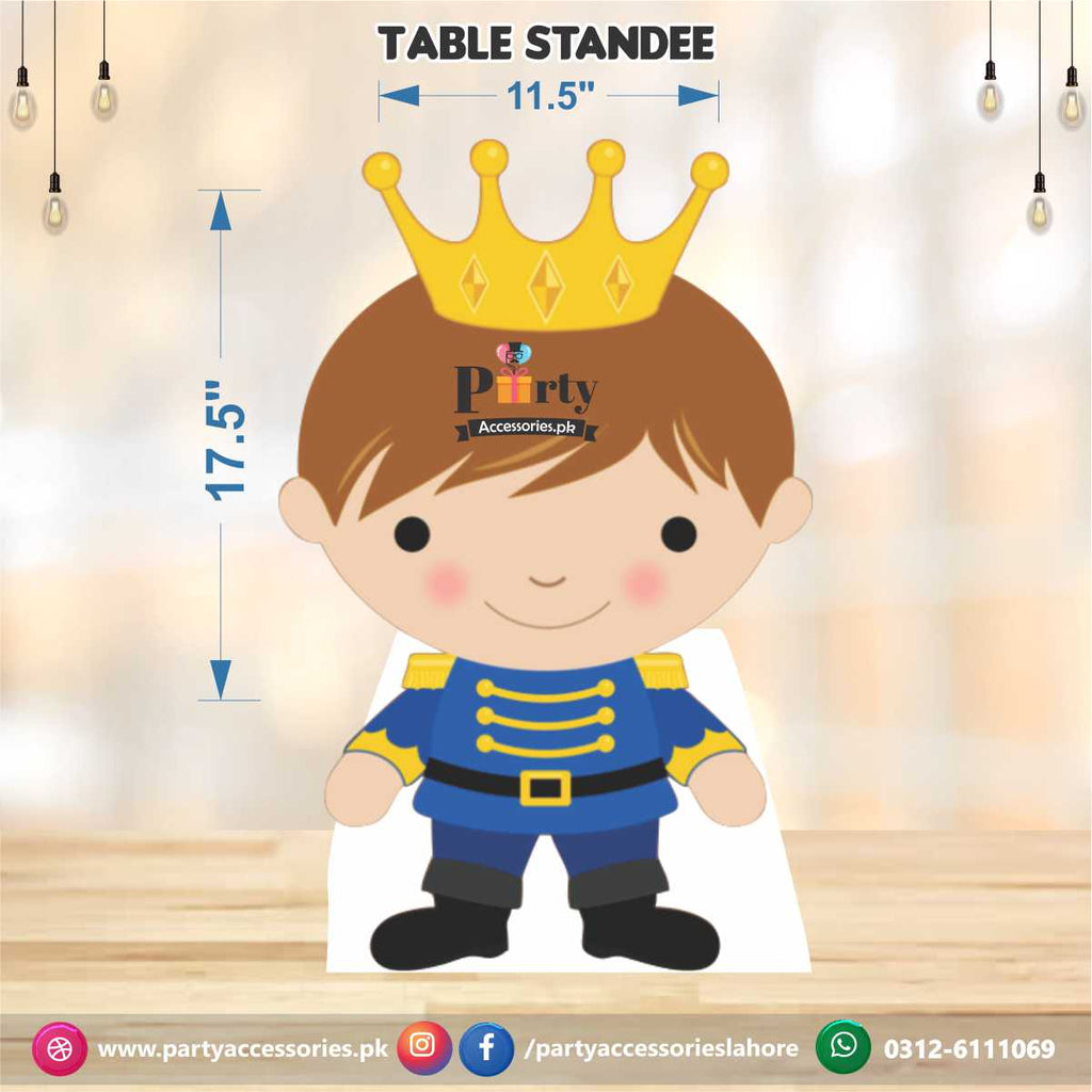 Prince theme Table standing character cutouts