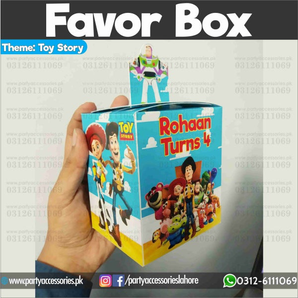 Customized Toy Story Favor / Goody Boxes