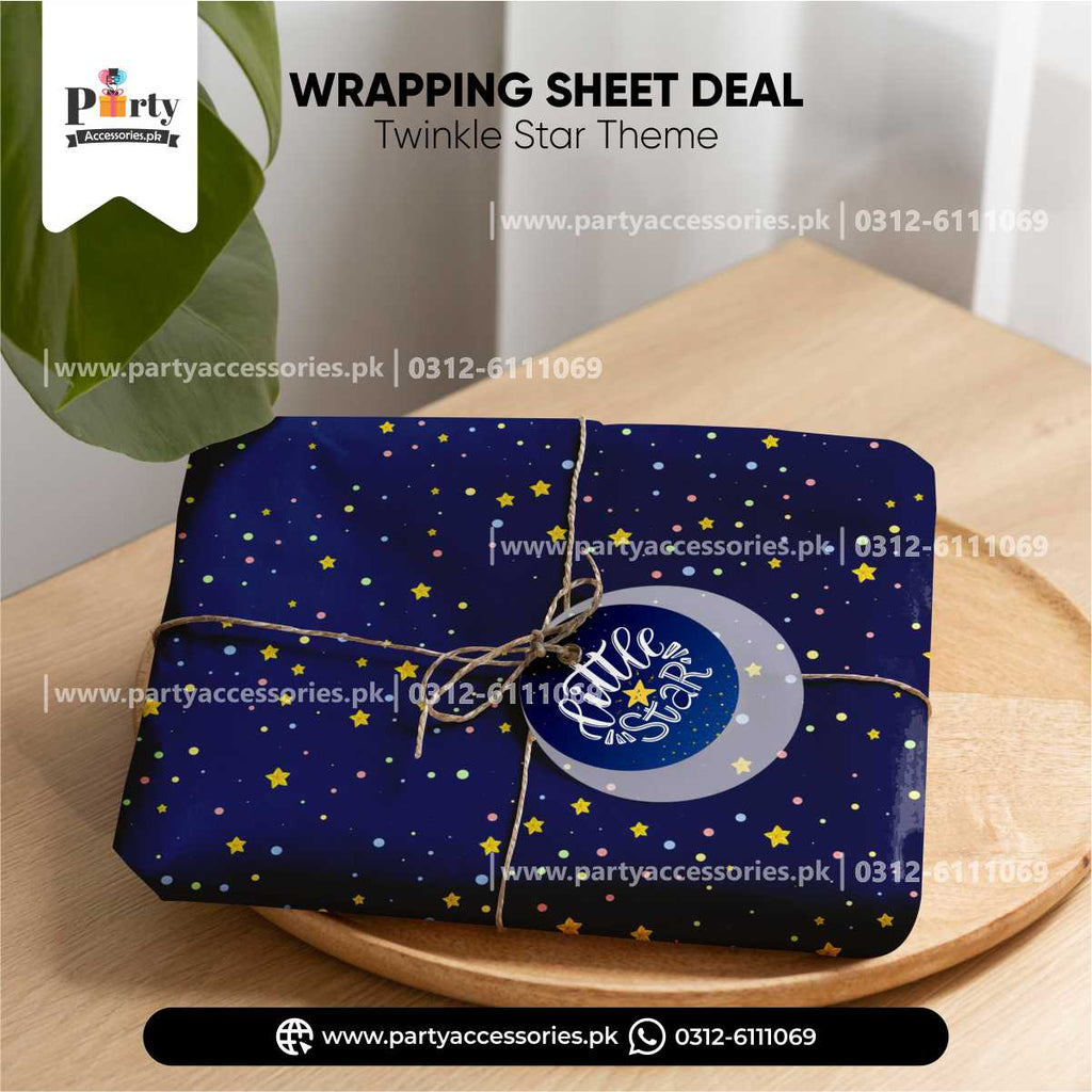  GIFT WRAPPING SHEET DEAL IN TWINKLE STAR 
