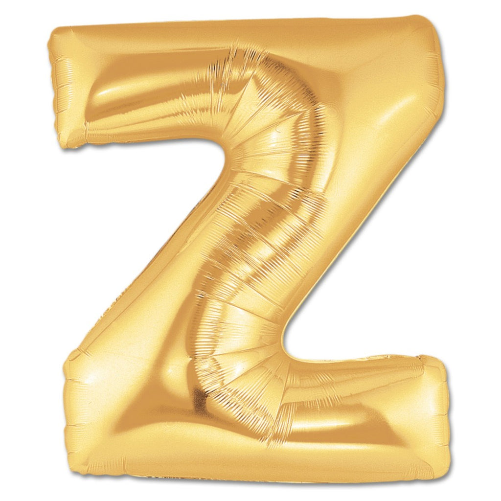 Letter Alphabet Z  Golden Foil Balloons