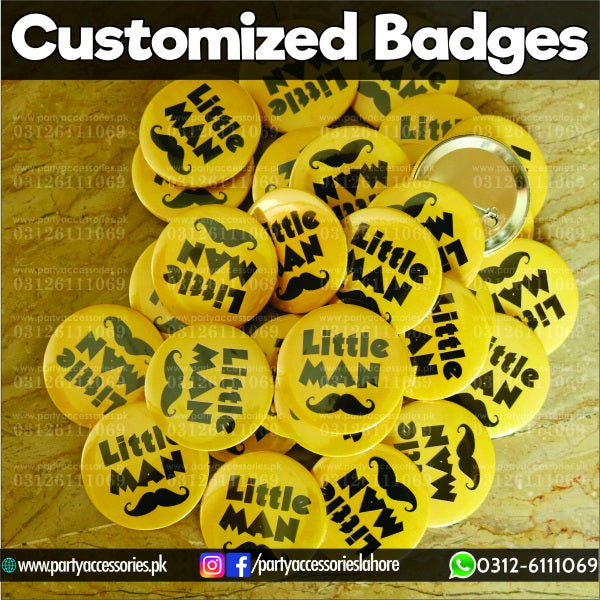 Customized Little Man theme button badges