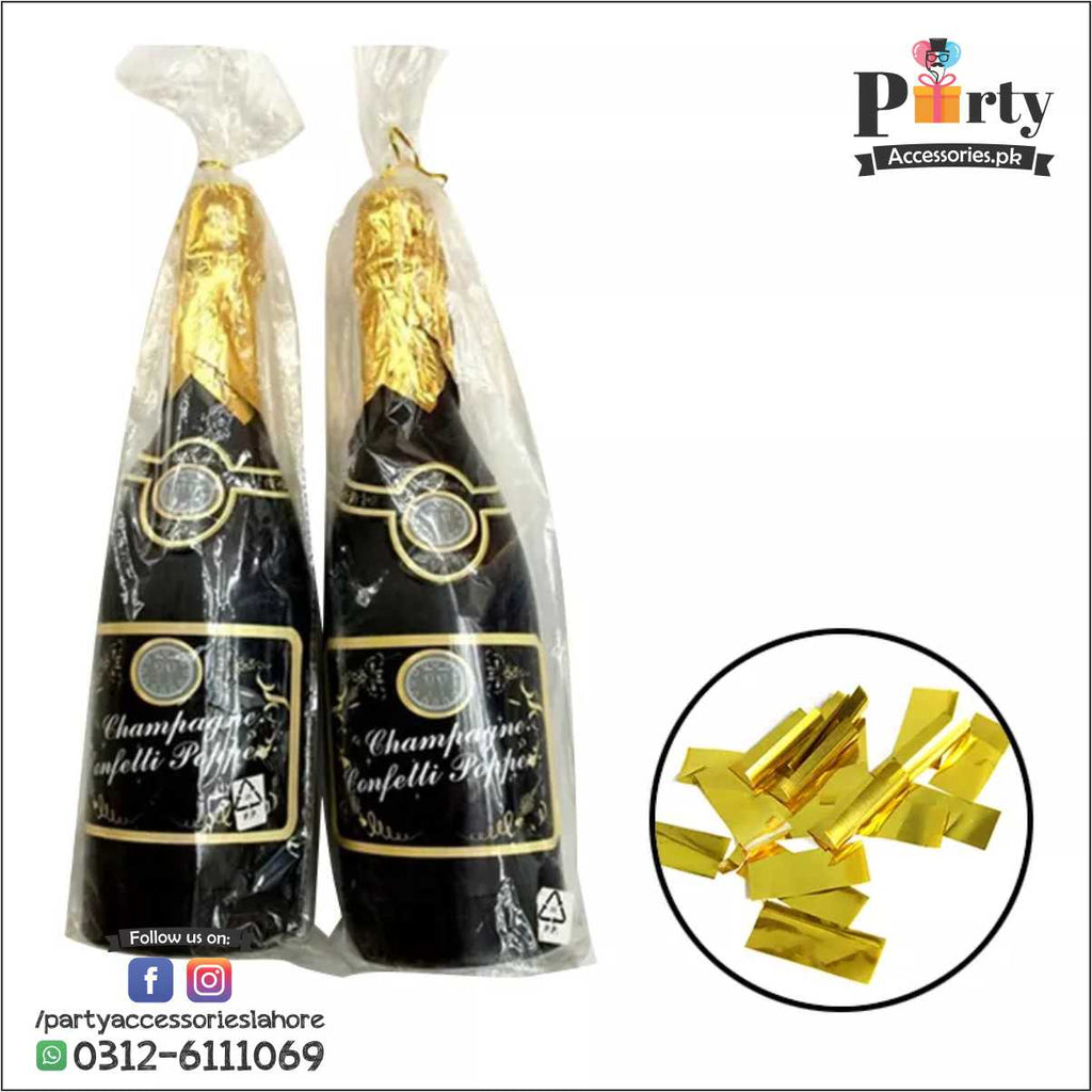 Champagne Bottle Party Popper Confetti