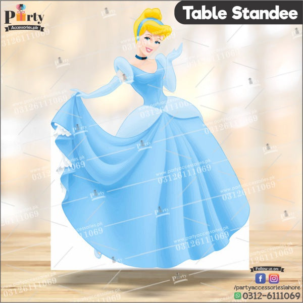 Cinderella theme Table standing character cutouts for birthday party decoration