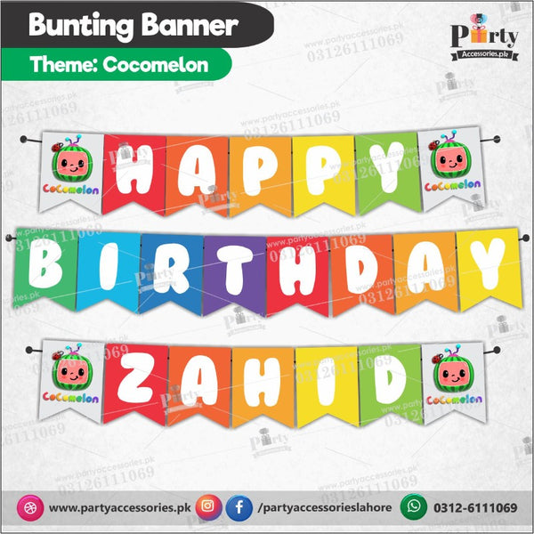 COCOMELON CUSTOMIZED BUNTING BANNER