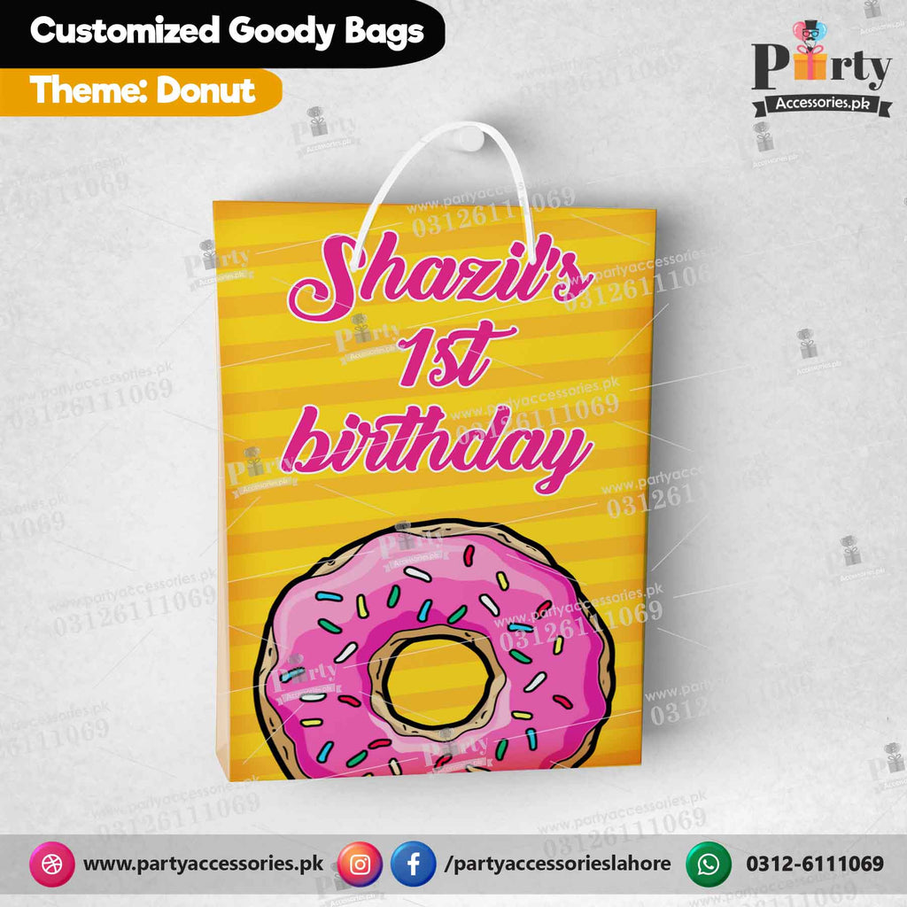 Goody Bags / favor bags in Candy-land theme
